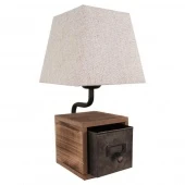 Лофт светильник настольный Kenai, коричневый, LSP-0512 Lussole