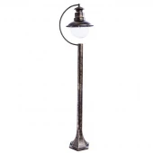 Ретро столб уличный Amsterdam, черный, золотистый, A1523PA-1BN Arte Lamp