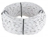 Ретро кабель витой (20 м.) 3*1.5, белый, W6453201 Werkel