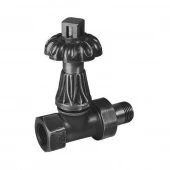 Ретро вентиль термостатический прямой для радиатора 3/4" антрацит V68720EGR Сarlo Poletti
