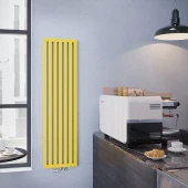 Дизайнерский радиатор Piazza 40 - 1600 Mandarino, алюминий