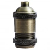 Патрон для ретро лампы с кольцом E27 #LD4002-12, бронза, 058-063 Sun Lumen