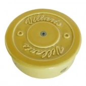 Распаечная коробка фарфоровая D90, песочный, 2130003 Villaris-loft