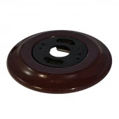 Рамка керамическая 1 местная Colony, коричневый, RС-01002 Retrika