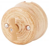 Ретро выключатель проходной, Оробико Россо, 080-484 (KM) Sun Lumen одноклавишный