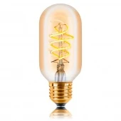 Ретро лампа светодиодная T45, E27, золотая, 057-387 Sun Lumen