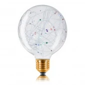 Ретро лампа светодиодная LED G95 Starry  RGB, E27, прозрачная, 057-073 Sun Lumen