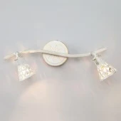 Спот в стиле лофт Alaska, 20027/2 белый с золотом ЕВРОСВЕТ