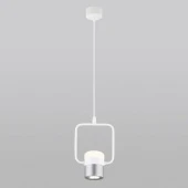 Подвесной светильник в стиле лофт Oscar, 50165/1 LED белый/серебро ЕВРОСВЕТ