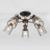 Люстра в стиле лофт Astor, 70111/5 черный ЕВРОСВЕТ