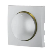 Накладка светорегулятора с желтой индикацией, серебристый металлик, 867103-1 LK Studio, серия LK60