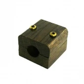 Крепление для лофт трубы D22, дуб темный, 7382010 Villaris-loft