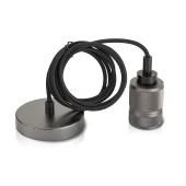 Лофт светильник подвесной с кольцом #103, черный матовый, 056-571 SUN-LUMEN