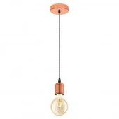 Лофт светильник подвесной Yorth, медь, 32542 Eglo