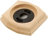 Рамка с пластиковой вставкой 1 местная, натуральный бук, угол 20º, P130-Н ФД КерамикЪ