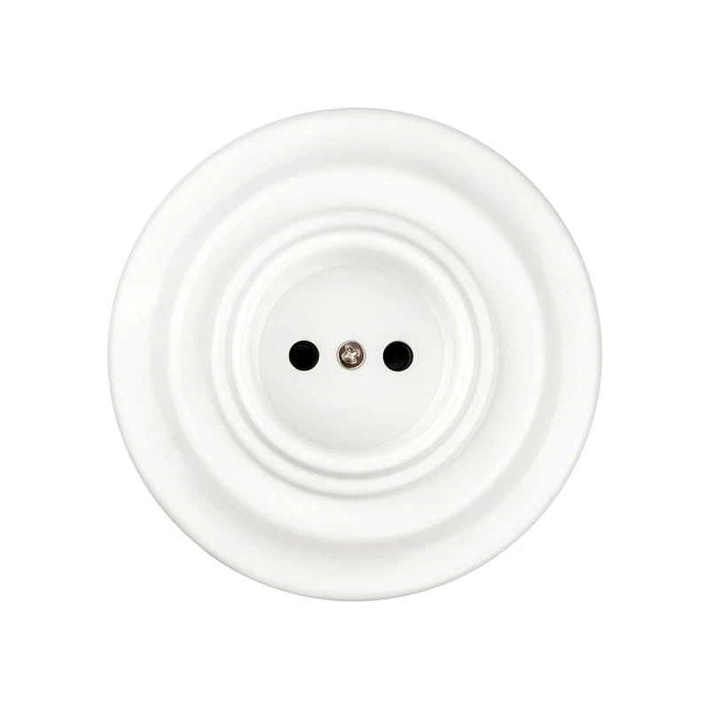 Розетка без заземления белый, SQ1820-0021 TDM ELECTRIC, серия Болонь