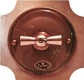 Рамка 1 местная D80, медь, крест, М0031Р ГусевЪ