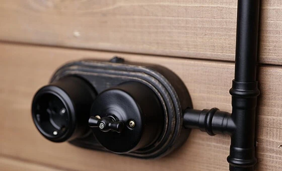 Ретро рамки Проводка в трубах