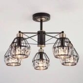 Люстра в стиле лофт Lord 70075/5черн ЕВРОСВЕТ