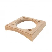 Накладка на бревно 320 мм. 1 местная, ясень натуральный, СМ1-320 DecoWood