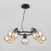 Люстра в стиле лофт Mateo, 70119/5 черный ЕВРОСВЕТ