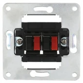Механизм аудио-розетки двойной, 867400 LK Studio оконечный, серии LK60 и LK80