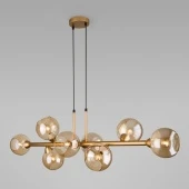 Подвесная люстра в стиле лофт Roger, 70113/8 янтарный ЕВРОСВЕТ