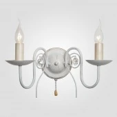 Настенный светильник в стиле лофт Tomas, 60018/2 белый с золотом ЕВРОСВЕТ