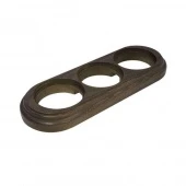 Рамка 3 местная овал дуб зеленый О13ДЗ Salvador