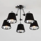 Потолочная люстра в стиле лофт Koby 70063/5 хром ЕВРОСВЕТ