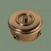 Распаечная коробка D95, ДИП, светлая латунь, (трубка D16) DIP31-95-16 Romatti