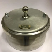 Ретро выключатель, алюминий, 12110Р-80/1 ГусевЪ, одноклавишный проходной