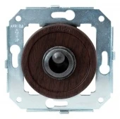 Ретро выключатель тумблерный венге/"состаренное серебро", CL41WG.SL Salvador одноклавишный проходной