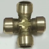 Крестовина для труб D18, латунь, 11040И-18 ГусевЪ