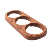 Накладка на бревно 240 мм. 3 местная, ясень в масле, ОМРСМ3-240 DecoWood