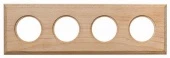 Рамка 4 местная, натурэль, BF4-640-10 BIRONI