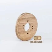 Одинарная накладка на бревно D260 мм., дуб, R1-260-D naBrevno, серия Ретро