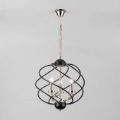 Подвесная люстра в стиле лофт Sorrel, 60105/3 черный ЕВРОСВЕТ