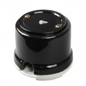 Ретро розетка телефонная, черный, OP.TEL.BL Salvador