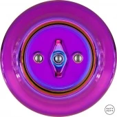Ретро выключатель пурпурно-фиолетовый металлик PEVIGdm Katy Paty диммер