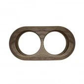 Рамка 2 местная овал дуб зеленый О12ДЗ Salvador