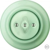 Ретро выключатель ментол глянцевый PNMEG1 Katy Paty одноклавишный