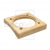 Накладка на бревно 220 мм. 1 местная, береза натуральная, НВ220-1 DecoWood