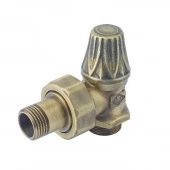 Ретро вентиль запорный угловой для радиатора 1/2" бронза V67410MAXX Сarlo Poletti