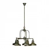 Люстра подвесная Sona в стиле лофт, бронза античная, LSL-3003-05 Lussole