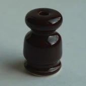 Кабельный изолятор "Орбита-1" темно-коричневый, И02.03 DerevFarfor