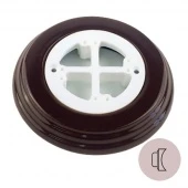 Рамка 1 местная керамическая на бревно D240-260, коричневый, Interior Electric