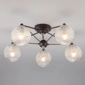 Люстра в стиле лофт Karo, 70077/5 графит ЕВРОСВЕТ