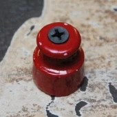 Кабельный изолятор красный РШ4-08 ГусевЪ