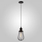 Подвесной светильник в стиле лофт Newark 50064/1 черный ЕВРОСВЕТ